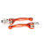 Комплект лостове за спирачка и съединител RFX Race Forged Flexible Lever Set - Black