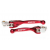 Комплект лостове за спирачка и съединител RFX Race Forged Flexible Lever Set - Red