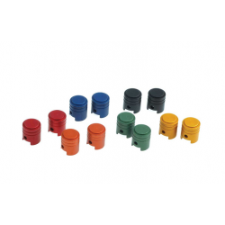 Капачки за вентили RFX Sport RR 250 2T RACING (Piston/Red) - 2 броя Капачки за вентили RFX Sport RR 250 2T RACING (Piston/Red) - 2 броя