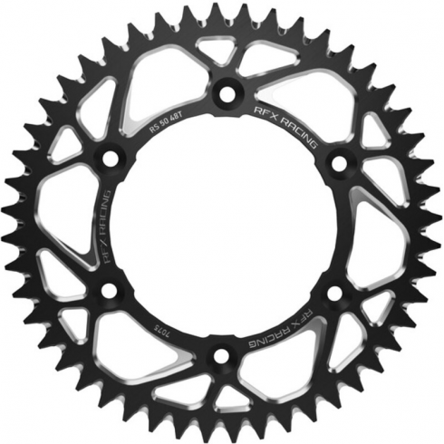 Задно зъбчато колело RFX Pro Series Elite BLACK Aluminium Rear Sprocket BETA RR 390 4T - 520 47T Задно зъбчато колело RFX Pro Series Elite BLACK Aluminium Rear Sprocket BETA RR 390 4T - 520 47T