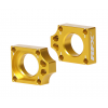 Блок втулка за задна ос RFX Pro Rear Axle Adjuster Blocks (Yellow) - Suzuki RMZ250/450 04-25