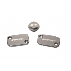 Комплект капаци RFX Pro Reservoir Cap Kit Kit (Mineral Grey) - KTM SX/SXF (Brembo Brake and Clutch) Комплект капаци RFX Pro Reservoir Cap Kit Kit (Mineral Grey) - KTM SX/SXF (Brembo Brake and Clutch)