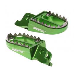 Степенки RFX Pro Series 2 Footrests (Green) - Kawasaki KXF250/450