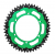 Заден пиньон RFX Pro Series Armalite Double Compound Rear Sprocket (Steel/Aluminium) KX/KDX - 520 48T (Green)