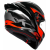 КАСКА AGV K1 S FASTLAP BLACK/GREY/RED thumb