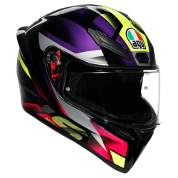 КАСКА КАСКА K1 S E2206 - FASTLAP BLACK/PURPLE/PINK