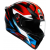 КАСКА K1 S E2206 - FASTLAP BLACK/RED/BLUE