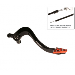 Заден лост за спирачка RFX Pro ST Rear Brake Lever (Hard Anodised Black/Orange) - KTM85