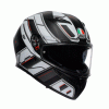КАСКА  AGV K3 - RIVIA MATT BLACK/WHITE