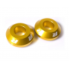 Втулки за джанти RFX Pro FAST Wheel Spacers Rear (Yellow) - Suzuki RMZ250/450 05-25