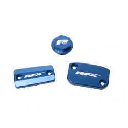 Комплект капаци RFX Pro Reservoir Cap Kit Kit (Blue) (Brembo Brake and Magura Clutch) Husqvarna FE/TE 18-21 Комплект капаци RFX Pro Reservoir Cap Kit Kit (Blue) (Brembo Brake and Magura Clutch) Husqvarna FE/TE 18-21