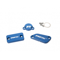 Комплект капаци RFX Pro Reservoir Cap Kit Kit (Blue) - KTM SX65/85 (Brembo Brake and Magura Clutch) Комплект капаци RFX Pro Reservoir Cap Kit Kit (Blue) - KTM SX65/85 (Brembo Brake and Magura Clutch)