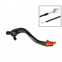 Заден лост за спирачка RFX Pro ST Rear Brake Lever (Black/Orange) - KTM SX85