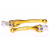 Комплект лостове RFX Race Forged Flexible Lever Set (Yellow) RM85 05-16 RM125/250 05-10 RMZ250/450 05-06