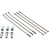 Спици и нипели RFX 17" Spokes set - Silver/Silver 36 spokes