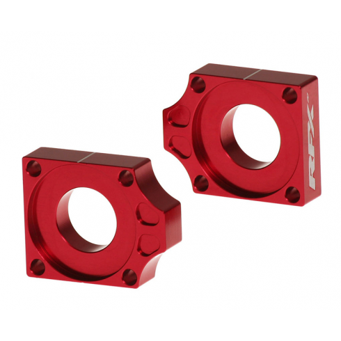 Блок втулка за задна ос RFX Pro Rear Axle Adjuster Blocks - Red Yamaha YZ 250 2025 Блок втулка за задна ос RFX Pro Rear Axle Adjuster Blocks - Red Yamaha YZ 250 2025