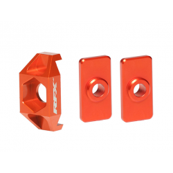 Блок втулка за задна ос RFX Pro Rear Axle Adjuster Blocks (Orange) - KTM 50 09-19
