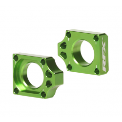 Блок втулка за задна ос RFX Pro Rear Axle Adjuster Blocks Green KX 125/250 03-08 KXF 250F 04-21 / 450F 06-15