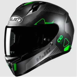 Каска HJC C10 Aspa GREY/GREEN MC4SF