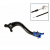 Заден лост за спирачка RFX Pro FT Rear Brake Lever (Black/Blue) Husqvarna FC 250/350/450 17-22 / TC 125 17-22