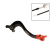 Заден лост за спирачка RFX Pro FT Rear Brake Lever (Black/Orange) - KTM SX85 03-17
