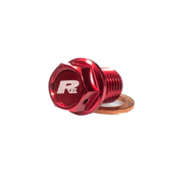 Пробка за масло RFX Pro Magnetic Drain Bolt (Red) [M8 x 35mm x 1.25] - Honda CRF250R 20-21