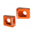 Блок втулка за задна ос RFX Pro Rear Axle Adjuster Blocks (Orange) - KTM 65 02-15