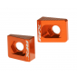 Блок втулка за задна ос RFX Pro Rear Axle Adjuster Blocks (Orange) - KTM 65 02-15 thumb