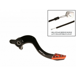 Заден лост за спирачка RFX Pro ST Rear Brake Lever (Hard Anodised Black/Orange) - KTM SX/SX-F 125-525