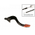 Заден лост за спирачка RFX Pro ST Rear Brake Lever (Hard Anodised Black/Orange) - KTM SX/SX-F 125-525