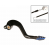 Заден лост за спирачка RFX Pro ST Rear Brake Lever (Hard Anodised Black/Blue) - Yamaha YZ125/250