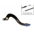 Заден лост за спирачка RFX Pro ST Rear Brake Lever (Hard Anodised Black/Blue) - Yamaha YZF/WRF 250