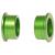 Втулки за джанти RFX Pro Wheel Spacers Rear (Green) KX 250 03-08 / KXF 250 04-25 / 450F 06-25