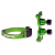 Holeshot система RFX Pro Series 2 L/Control Dual Button Green Honda/Kaw/Suzuki