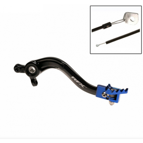 Заден лост за спирачка RFX Pro FT Rear Brake Lever (Black/Blue) - Husqvarna TC85