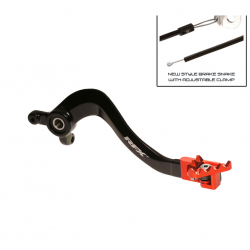 Заден лост за спирачка RFX Pro FT Rear Brake Lever - Black/Orange KTM SX 85 big wheel 18-24