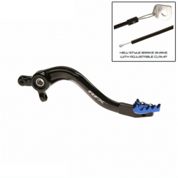 Заден лост за спирачка RFX Pro ST Rear Brake Lever Hard Anodised Black/Blue