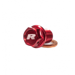 Пробка за масло RFX Pro Magnetic Drain Bolt (Red) [M8 x 35mm x 1.25] - Honda CRF450/450X