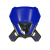 Фар RACETECH V-FACE 2.0 LED Headlight (Black/Blue)