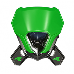 Фар RACETECH V-FACE 2.0 LED Headlight (Black/Green) Фар RACETECH V-FACE 2.0 LED Headlight (Black/Green)