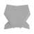 Табела за номер RACETECH Front Number Plate KTM 23-24 (Grey)