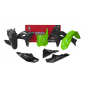 Комплект пластмаси RACETECH Plastic Kit 5 pcs Kawasaki KXF 450 2024 (Green/Black) thumb
