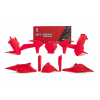 Комплект пластмаси RACETECH Plastic Kit - KTM 19-22 (Neon Red) 