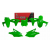 Комплект пластмаси RACETECH Plastic Kit OEM Color (2020) Kawasaki KX250/KX250F 17-20