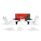 Комплект пластмаси RACETECH Plastic Kit White/Black KTM 20-23 thumb