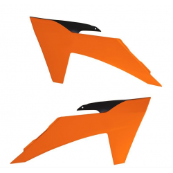 Пластмасови капаци за радиатор RACETECH Radiator Scoops KTM 23-24 (Orange)