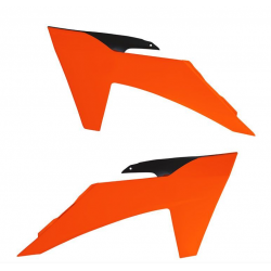 Пластмасови капаци за радиатор RACETECH Radiator Scoops KTM 23-24 (Neon Orange)