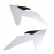 Пластмасови капаци за радиатор RACETECH Radiator Scoops KTM 23-24 (White)