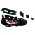Резервни пластмаси за протектори за кормило RACETECH FLX Handguards Replacement Covers Black