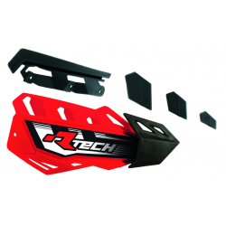 Резервни пластмаси за протектори за кормило RACETECH FLX Handguards Replacement Covers Red